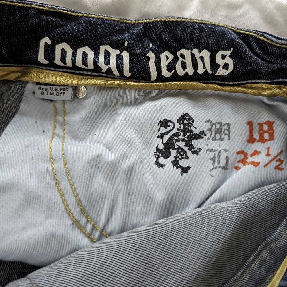 COOGI Patchwork Dark Denim Jeans - Picture 9 of 16